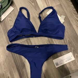Stylish Blue Bikini Set